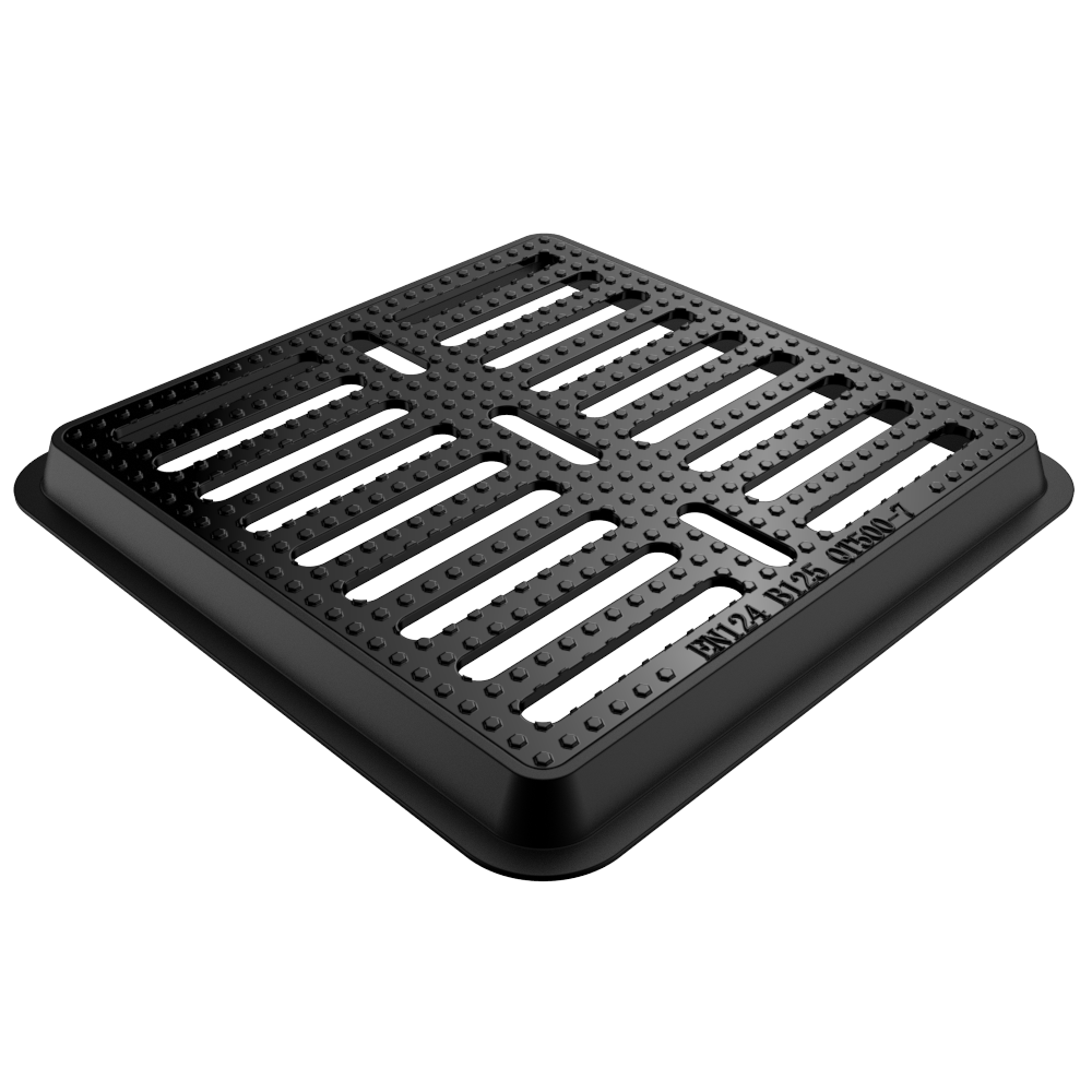 anti settling round quiet en124 b125 ductile iron grating